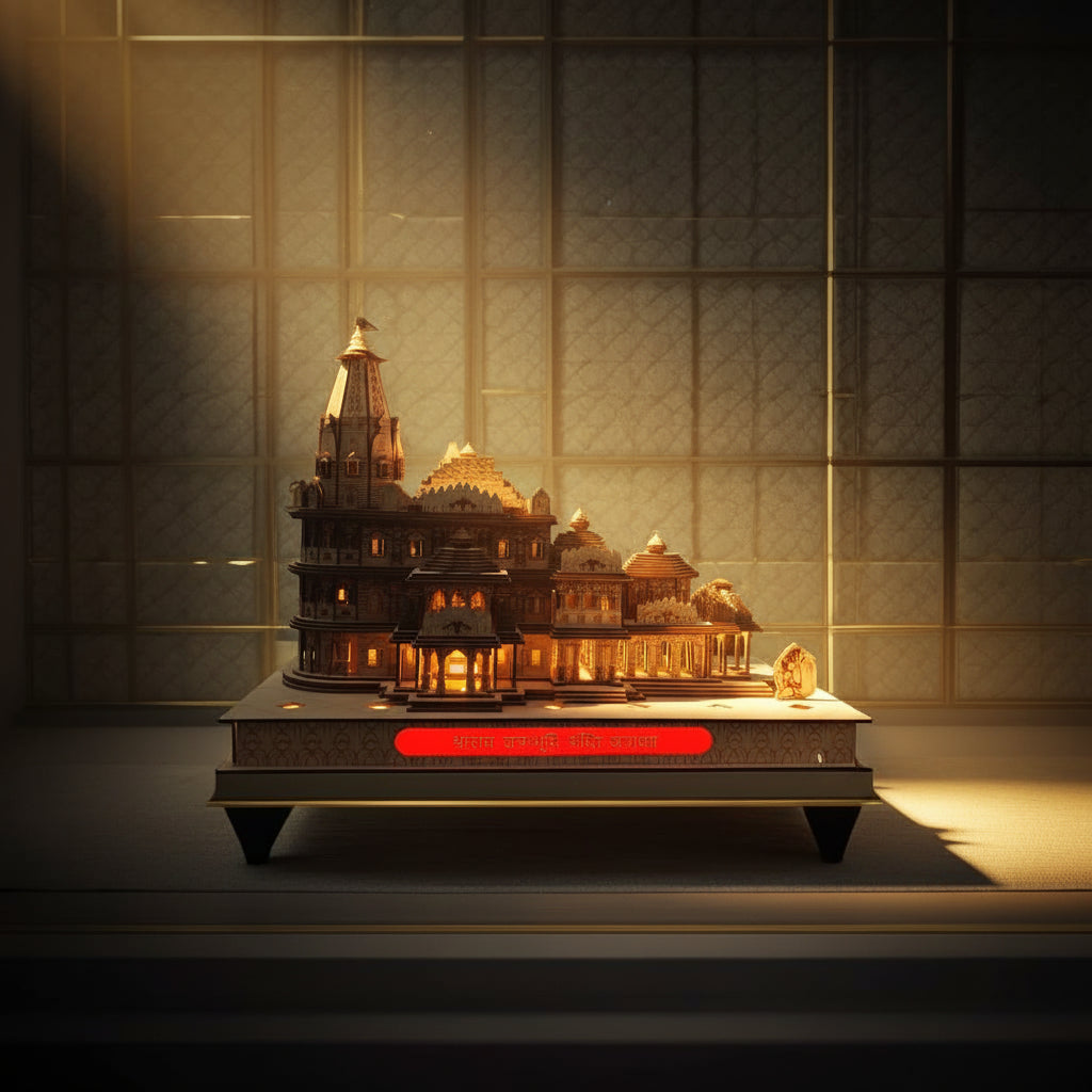"श्रीराम मंदिर अयोध्या " - Shri Ram Mandir 🚩 Ayodhya ( Medium Size )