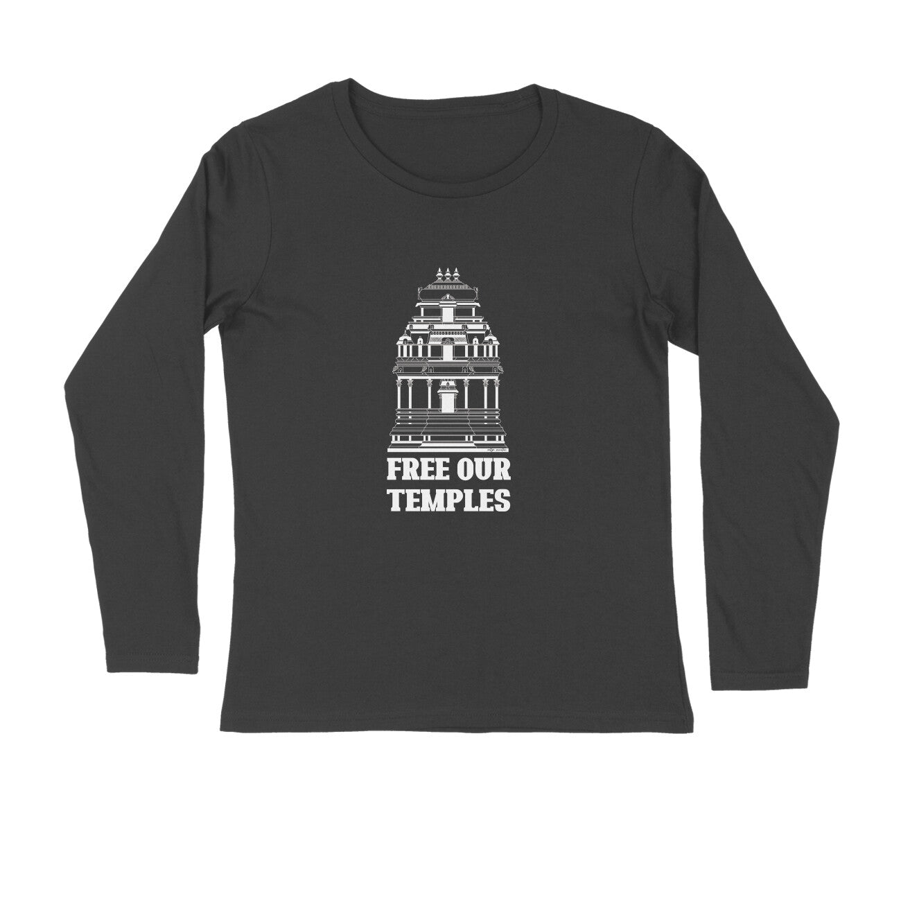 Free our temples full sleeves t-shirts