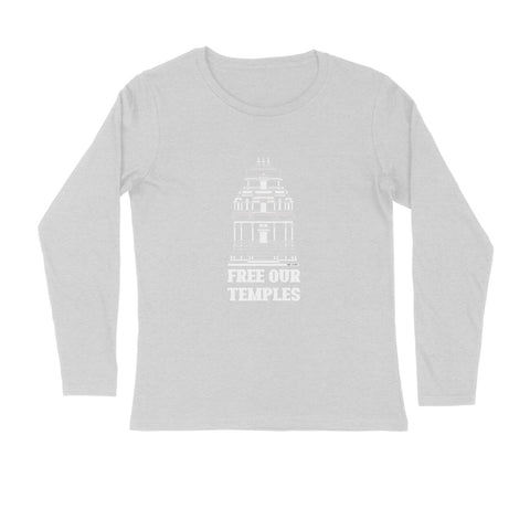 Free our temples full sleeves t-shirts