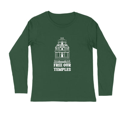 Free our temples full sleeves t-shirts