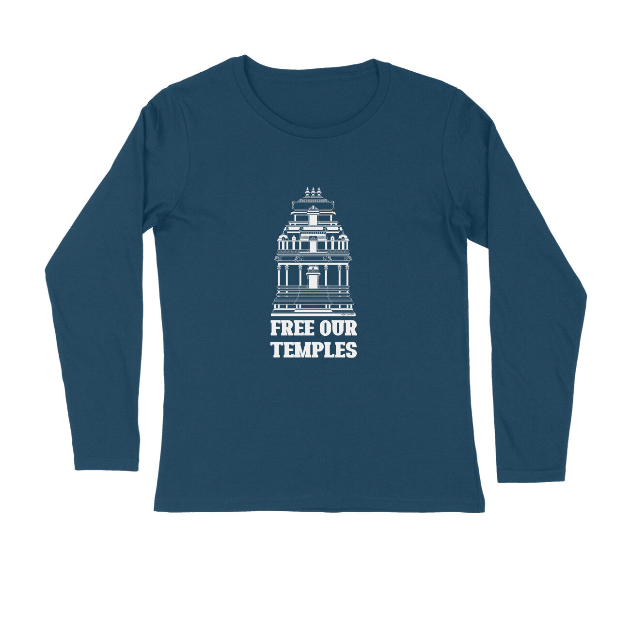 Free our temples full sleeves t-shirts