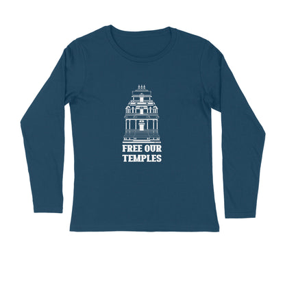 Free our temples full sleeves t-shirts